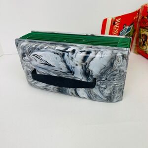 Magnus Super Accordion Toy Unisex OS Grey White Marble Green Bellows Good